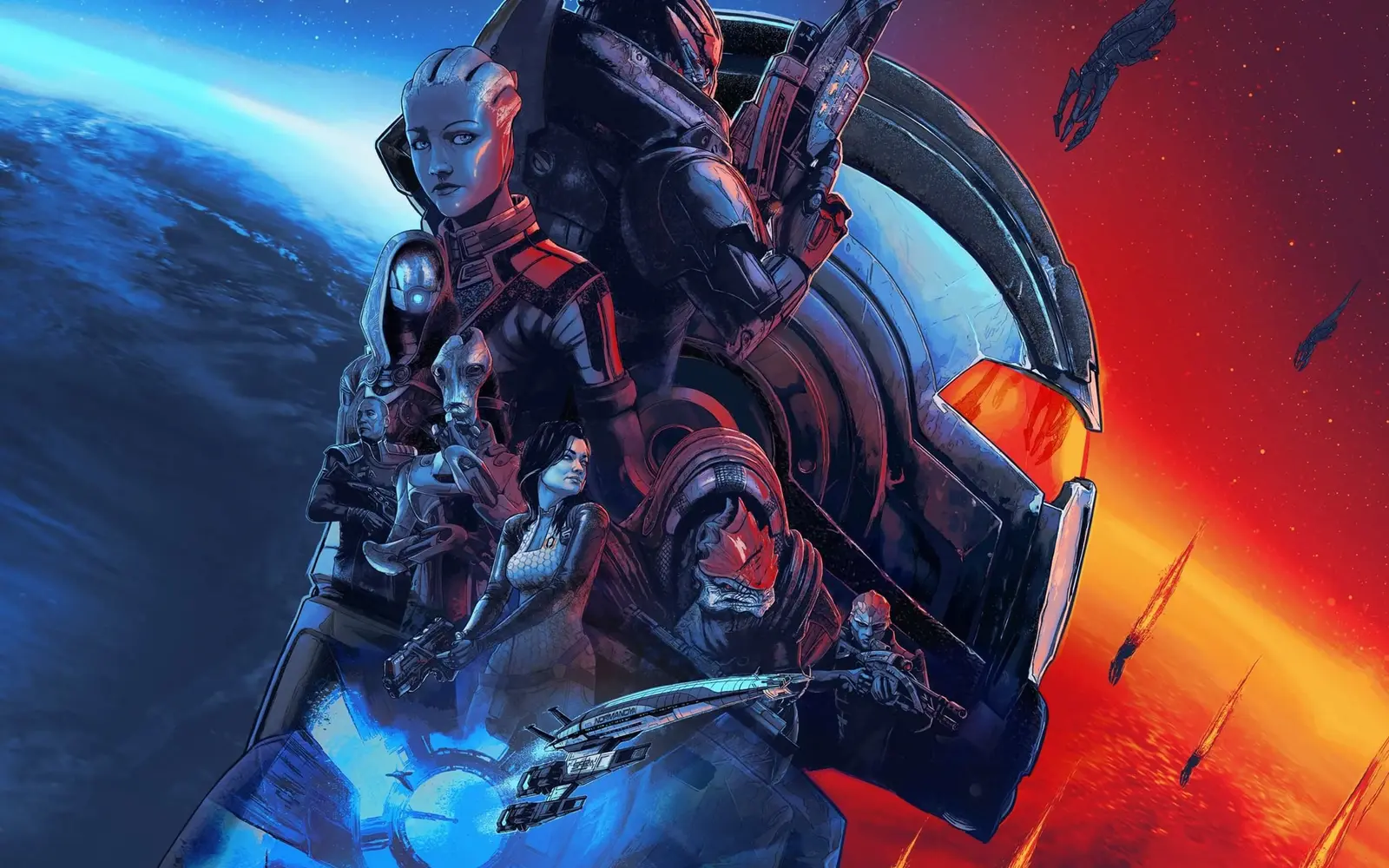 Mass Effect Legendary Edition: official key art — Electronic Arts